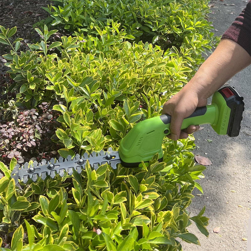 MHT-20LTD 2-in-1 Electric Grass Shear Cutter 20V Cordless Hedge Trimmer with Battery And Charger