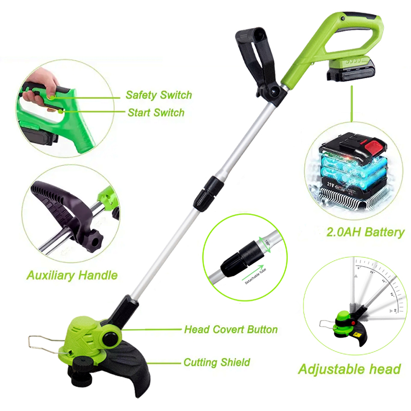 GT2302 18V Batttery Lawn Edger Cordless Grass Trimmer